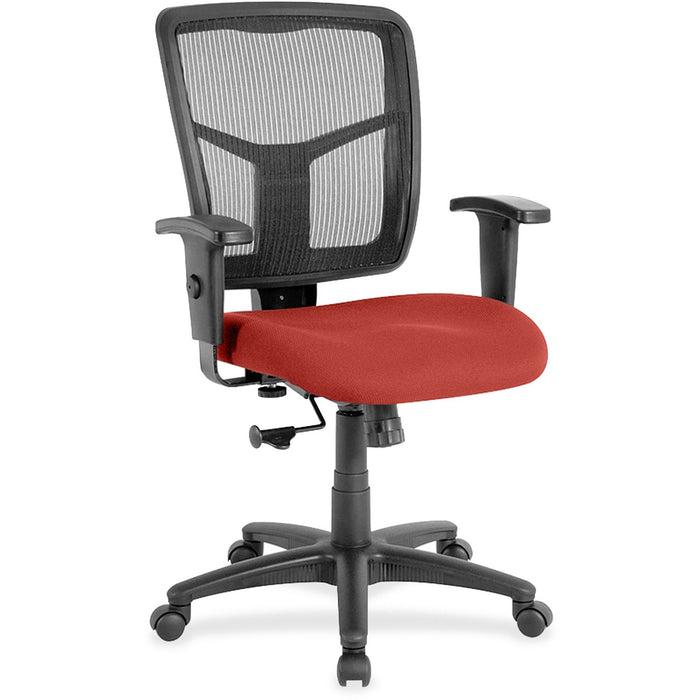 Lorell Ergomesh Mid Back Swivel Mesh Chair - LLR86209075