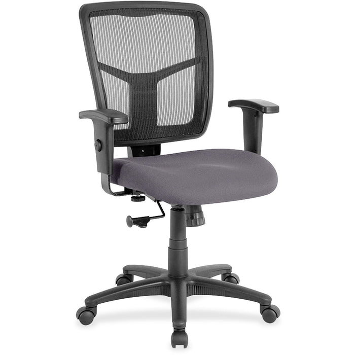 Lorell Ergomesh Mid Back Swivel Mesh Chair - LLR86209101