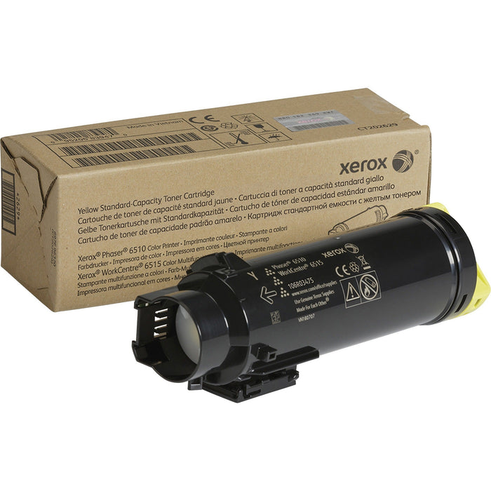 Xerox Original Standard Yield Laser Toner Cartridge - Yellow - 1 Each - XER106R03475 Xerox Corporation