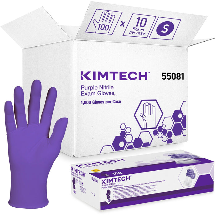 KIMTECH Purple Nitrile Exam Gloves - KCC55081CT
