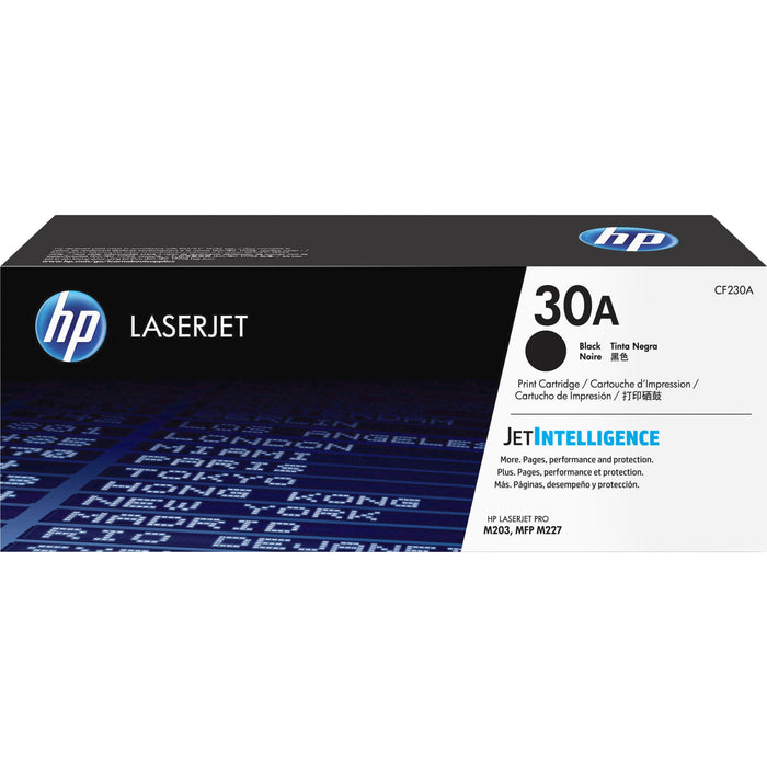 HP 30A (CF230A) Original Laser Toner Cartridge - Single Pack - Black - 1 Each - HEWCF230A