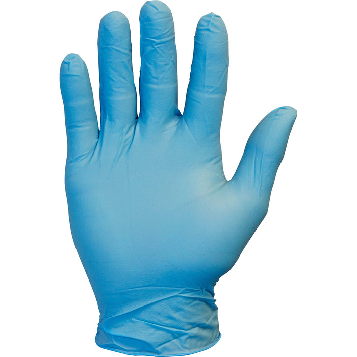 Safety Zone Powder Free Blue Nitrile Gloves - SZNGNPRLG1M