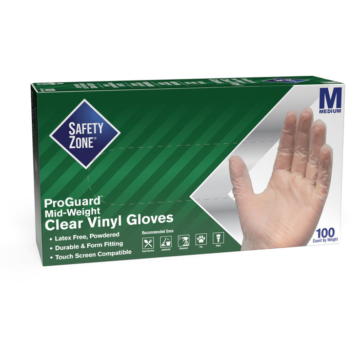 Safety Zone 3 mil General-purpose Vinyl Gloves - SZNGVP9MD1