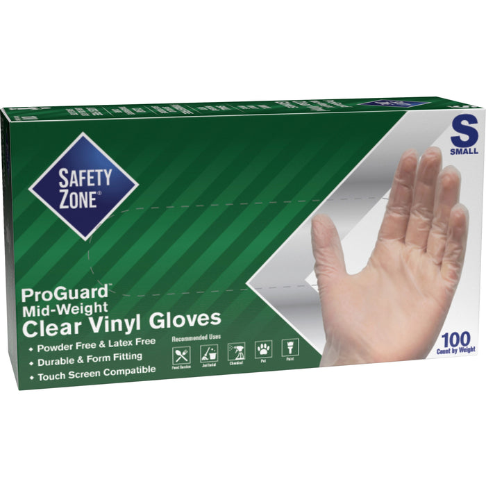 Safety Zone 3 mil General-purpose Vinyl Gloves - SZNGVP9SM1