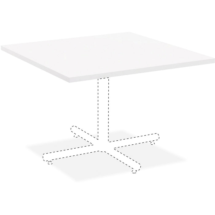 Lorell Hospitality White Laminate Square Tabletop - LLR99858