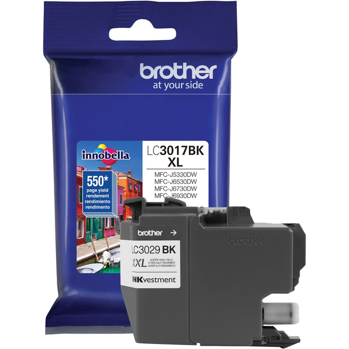 Brother Genuine LC3029BK INKvestment Super High Yield Black Ink Cartridge - BRTLC3029BK