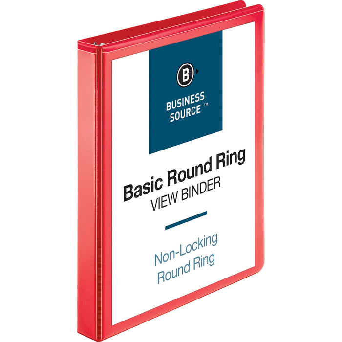 Business Source Round Ring Binder - BSN09966