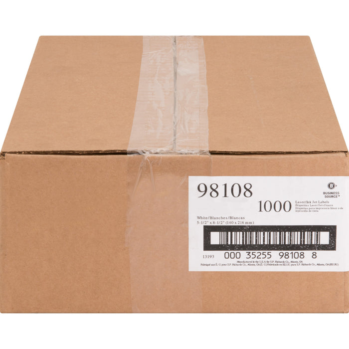 Business Source Multipurpose Shipping Labels - BSN98108