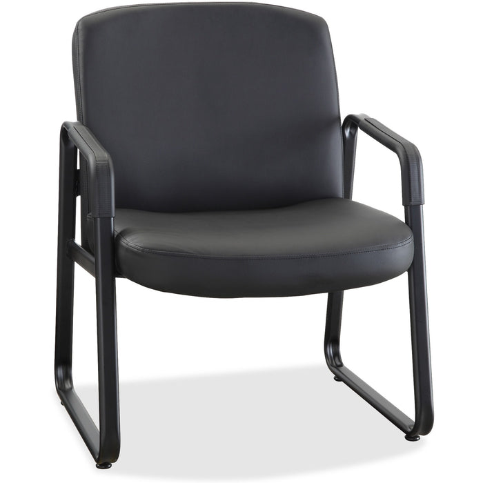 Lorell Big and Tall Leather Guest Chair - LLR84587