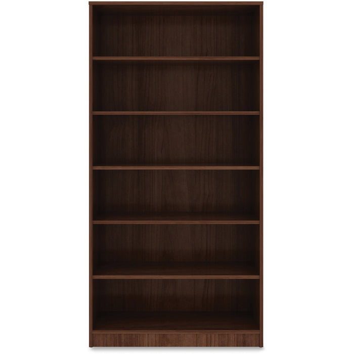 Lorell Walnut Laminate Bookcase - LLR99792