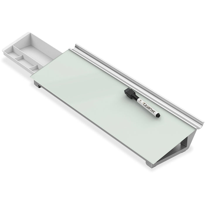 Quartet Glass Dry-Erase Desktop Computer Pad - QRTGDP186