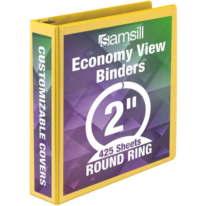 Samsill Economy 2" Round-Ring View Binder - SAM18561