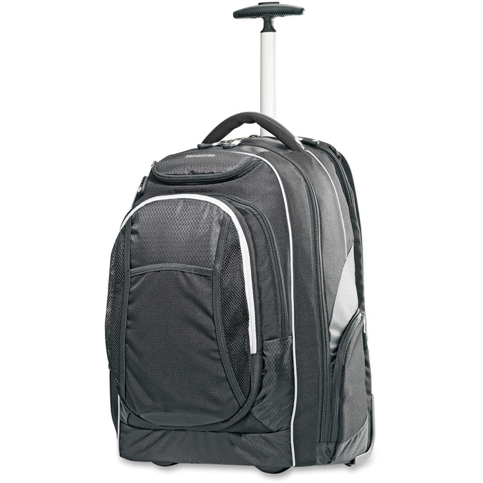Samsonite Tectonic Carrying Case (Rolling Backpack) for 15.6" Notebook - Black, Gray - SML507231041