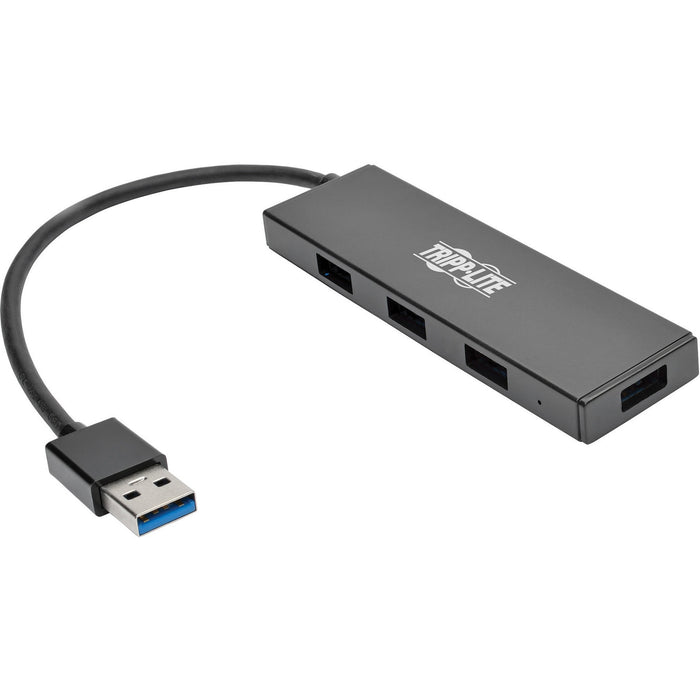 Tripp Lite 4-Port Ultra-Slim Portable USB 3.0 SuperSpeed Hub - TRPU360004SLIM