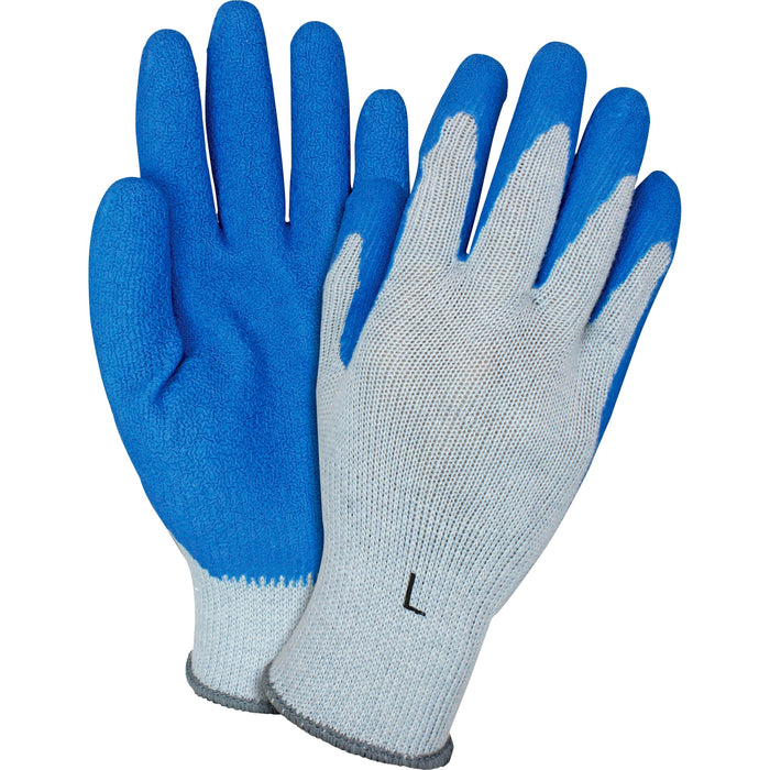 Safety Zone Blue/Gray Coated Knit Gloves - SZNGRSLLG