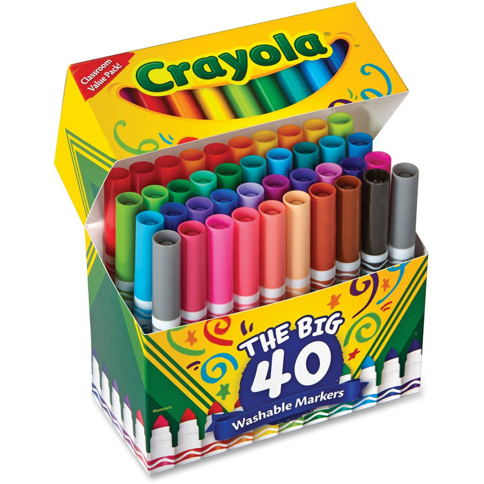 Crayola Ultra-Clean Washable Markers - CYO587858 Crayola, LLC