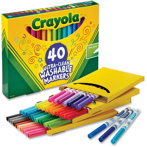 Crayola Ultra-Clean Washable Markers - CYO587861 Crayola, LLC