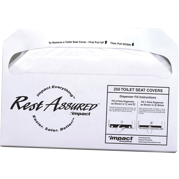Impact Products Rest Assured Half Fold Toilet Seat Covers - IMP25183273