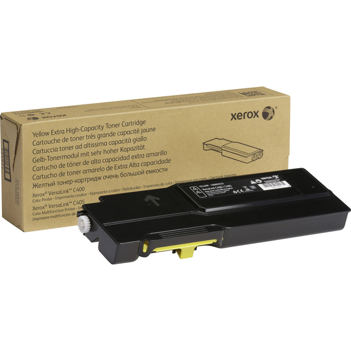 Xerox Original Extra High Yield Laser Toner Cartridge - Yellow - 1 Each - XER106R03525