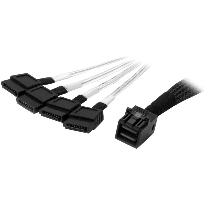 StarTech.com 1m Internal Mini SAS to SATA Cable - SFF-8643 to 4x SATA - STCSAS43SAT1M