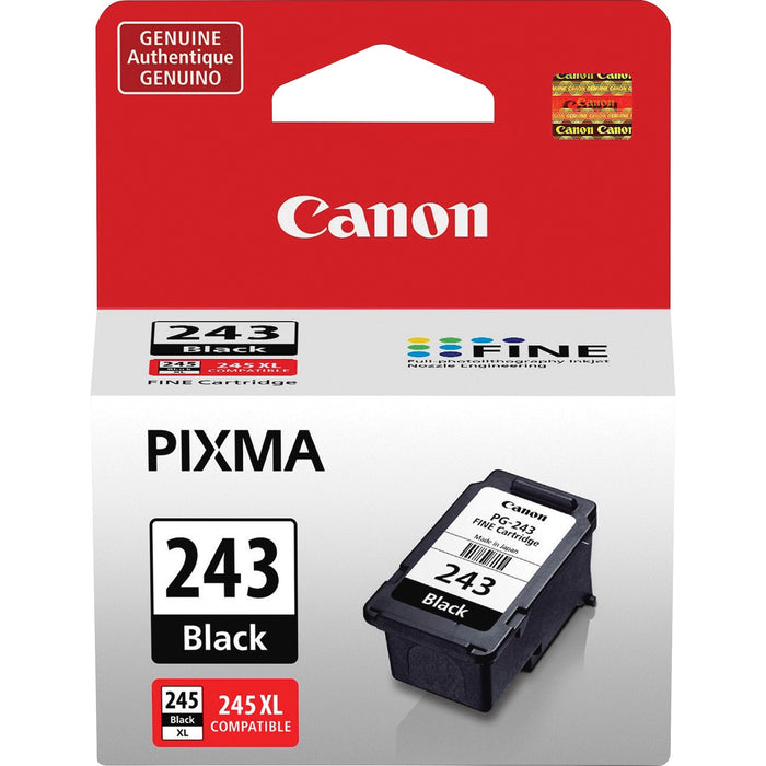 Canon PG-243 Original Inkjet Ink Cartridge - Pigment Black - 1 Each - CNMPG243