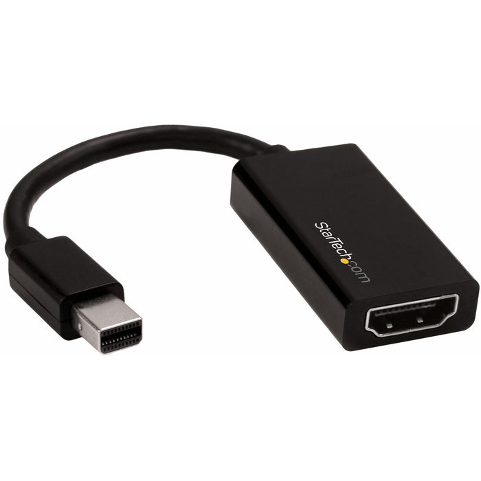 StarTech.com Mini DisplayPort to HDMI Adapter, Active Mini DP 1.4 to HDMI 2.0 Video Converter for Monitor/Display, 4K 60Hz, mDP to HDMI - STCMDP2HD4K60S