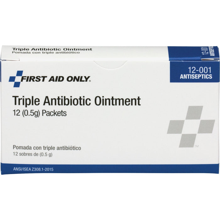 First Aid Only Triple Antibiotic Ointment Packets - FAO12001