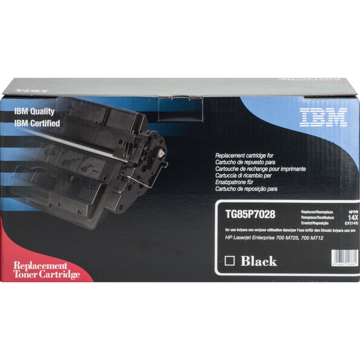 IBM Remanufactured Laser Toner Cartridge - Alternative for HP 14A/X (CF214X) - Black - 1 Each - IBMTG85P7028