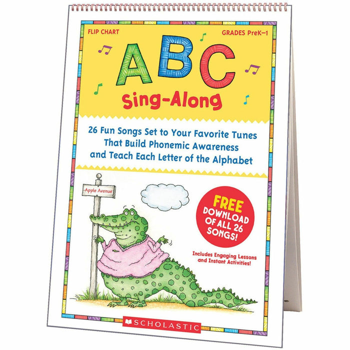 Scholastic ABC Sing-Along Flip Chart - SHS0439784395