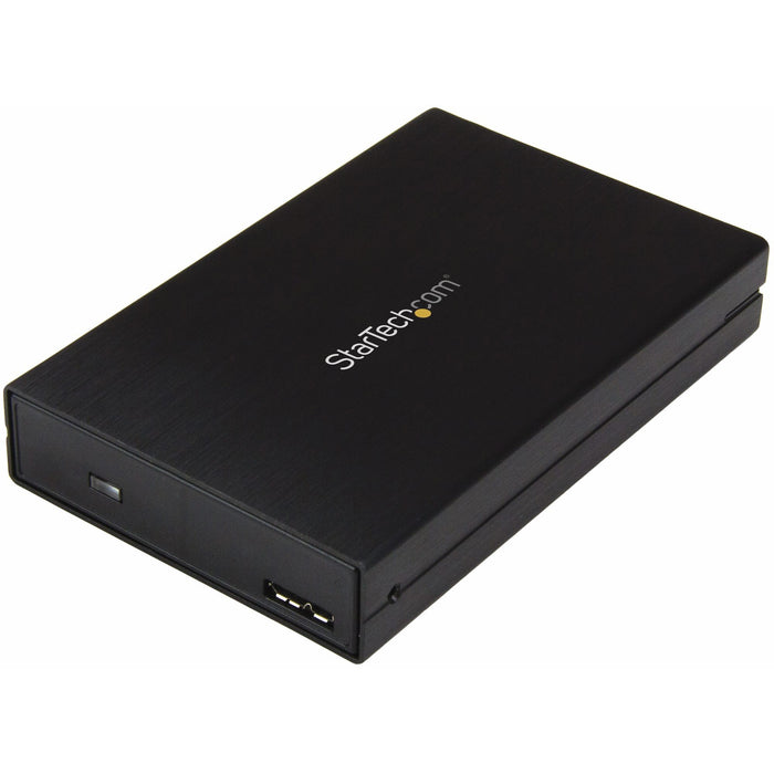 StarTech.com 2.5" USB-C Hard Drive Enclosure - USB 3.1 Type C - with USB-C and USB-A Cable - USB 3.0 HDD Enclosure - STCS251BU31315