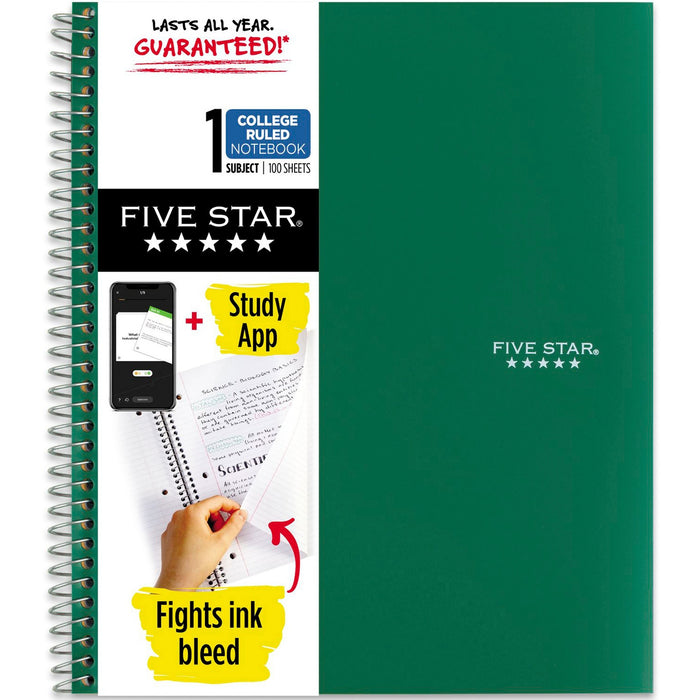 Five Star College Ruled 1 - subject Notebook - Letter - MEA72055