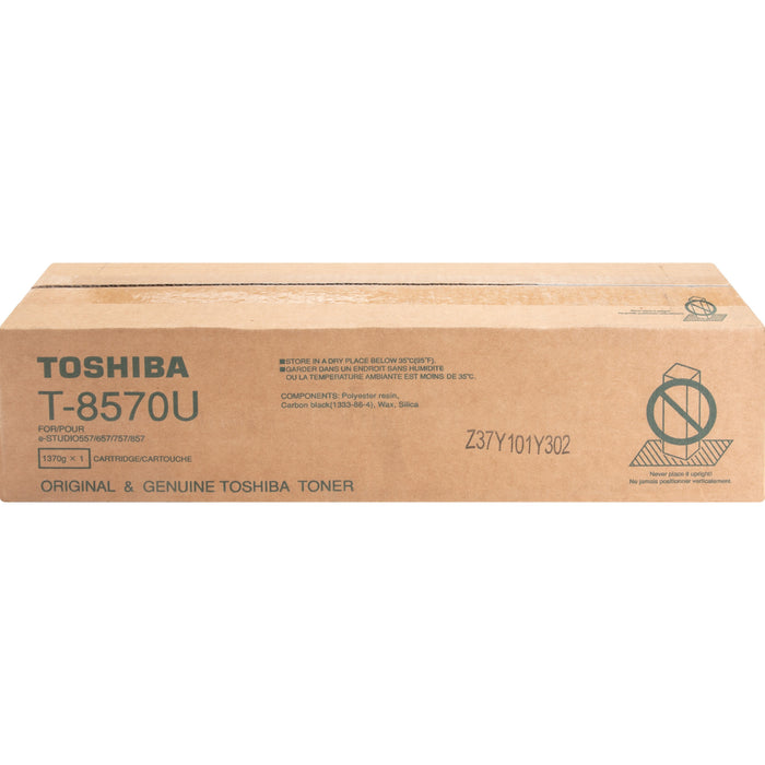 Toshiba T8570U Original Laser Toner Cartridge - Black - 1 Each - TOST8570U