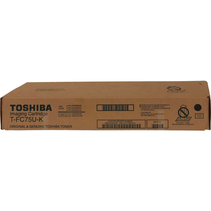 Toshiba Original Laser Toner Cartridge - Black - 1 Each - TOSTFC75UK
