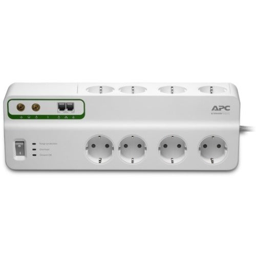 APC by Schneider Electric Performance SurgeArrest 8 Outlets with Phone & Coax Protection 230V Germany - APWPMF83VTGR