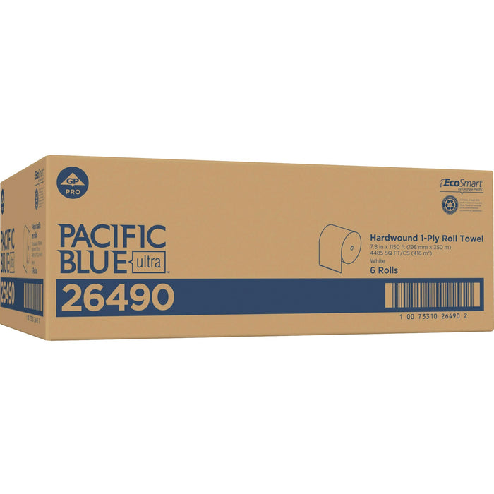 Pacific Blue Ultra High-Capacity Recycled Paper Towel Rolls - GPC26490