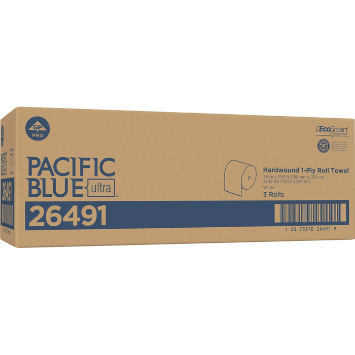Pacific Blue Ultra High-Capacity Recycled Paper Towel Rolls - GPC26491