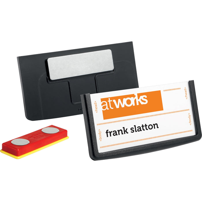 DURABLE&reg; Framed Magnetic Name Badge - DBL850201