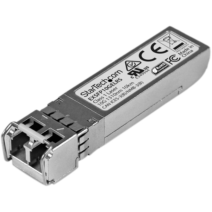 StarTech.com Juniper EX-SFP-10GE-LR Compatible SFP+ Module - 10GBASE-LR - 10GE SFP+ 10GbE Single Mode Fiber SMF Optic Transceiver 10km DDM - STCEXSFP10GELRS