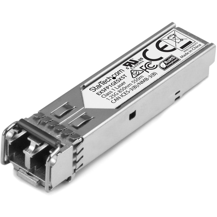 StarTech.com Juniper EX-SFP-1GE-LX Compatible SFP Module - 1000BASE-LX - 1GE SFP 1GbE Single Mode Fiber SMF Optic Transceiver 10km DDM - STCEXSFP1GELXST