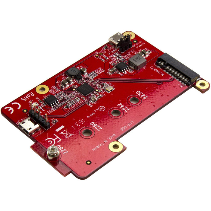 StarTech.com Raspberry Pi Board - USB 2.0 480Mbps - USB to M.2 SATA Converter - USB to SATA Raspberry Pi SSD - STCPIB2M21