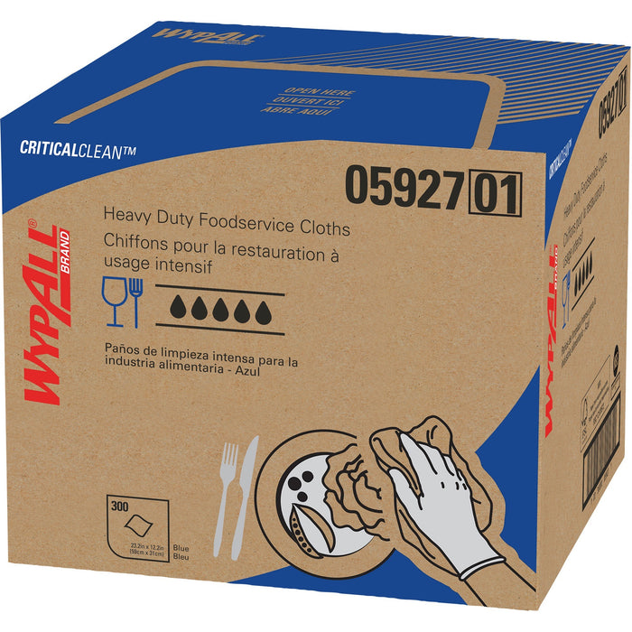 Wypall Critical Clean High Capacity Heavy Duty Foodservice Cloths - KCC05927