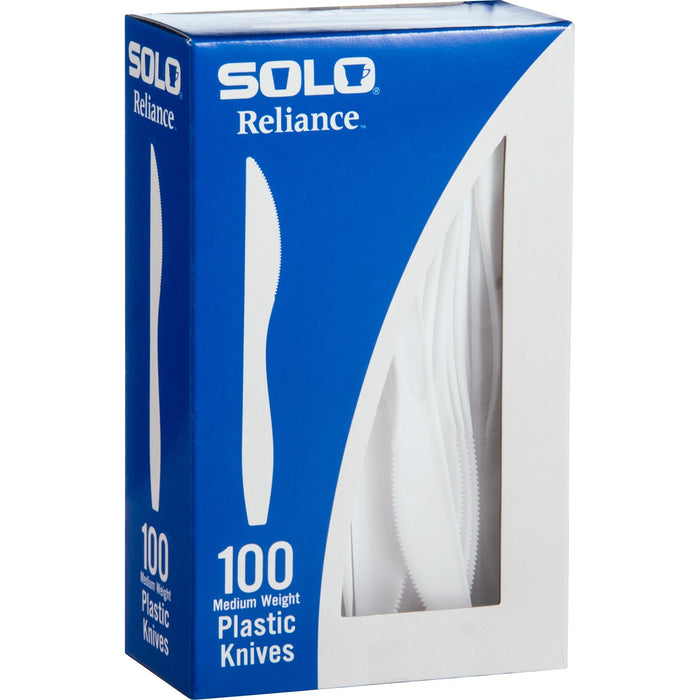 Solo Cup Reliance Medium Weight Boxed Knives - SCCRSWKX0007