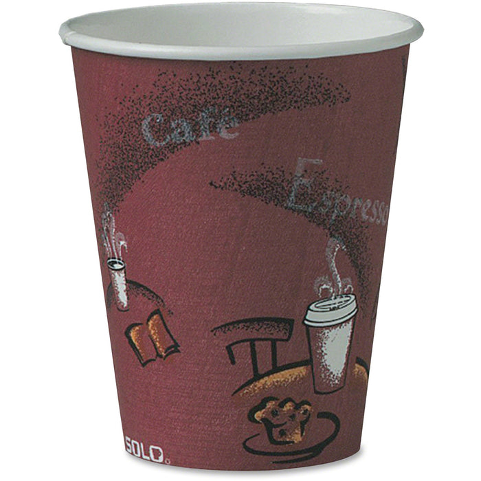 Solo Bistro Design Disposable Paper Cups - SCC378SI0041