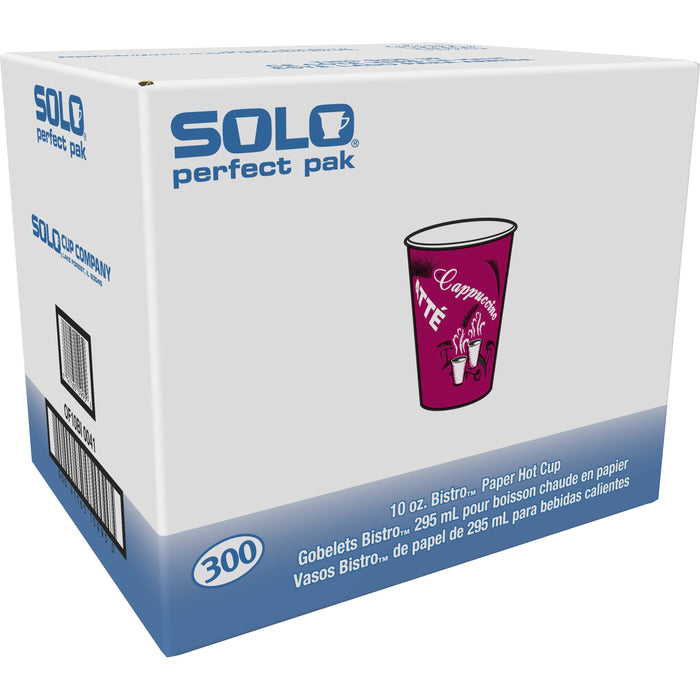 Solo Single Sided Paper Hot Cups - SCCOF10BI0041