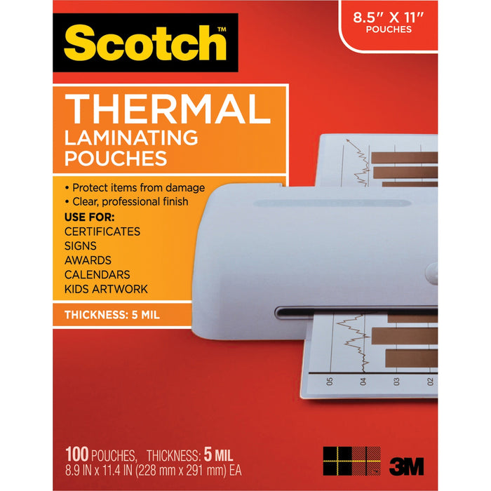 Scotch Thermal Laminating Pouches - MMMTP5854100