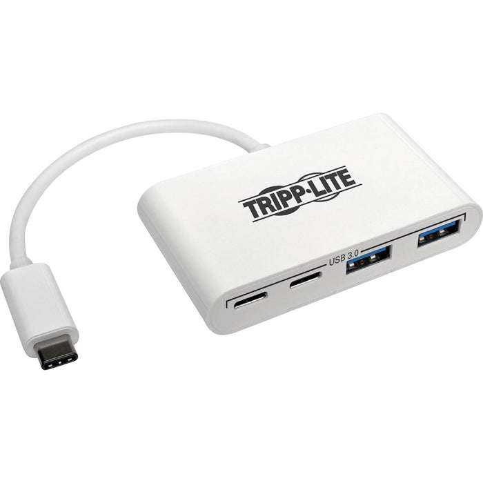Tripp Lite 4-Port USB 3.1 Gen 1 Portable Hub, USB-C to (x2) USB-A and (x2) USB-C - TRPU4600042A2C