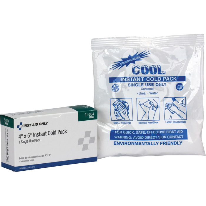 First Aid Only Single Use Instant Cold Pack - FAO21004