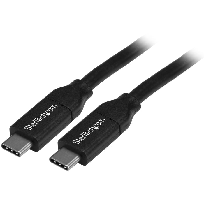 StarTech.com 4m 13 ft USB C Cable with Power Delivery (5A) - M/M - USB 2.0 - USB-IF Certified - USB 2.0 Type C Cable - STCUSB2C5C4M