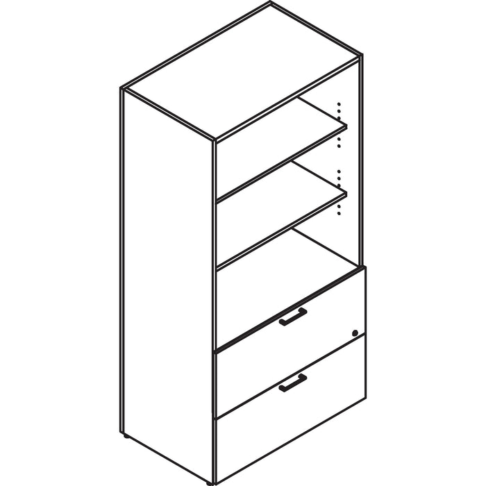 Lacasse Concept 300 Bookshelf - 2-Drawer - LAS3E203665LFEB