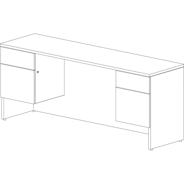 Lacasse Concept 400E Credenza - 4-Drawer - LAS4NF2072FZ